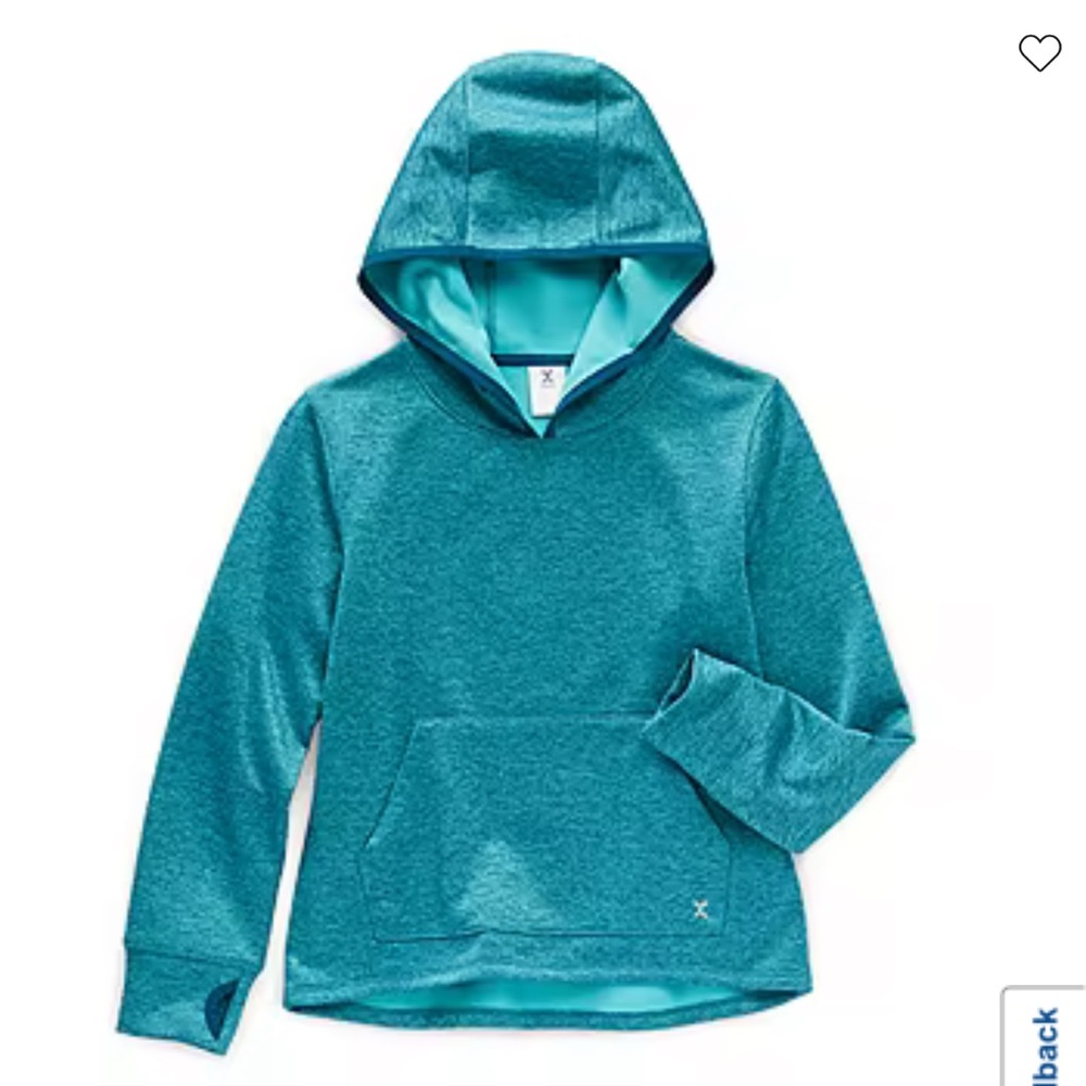 Xersion Therma Little & Big Girls Fleece Hoodie